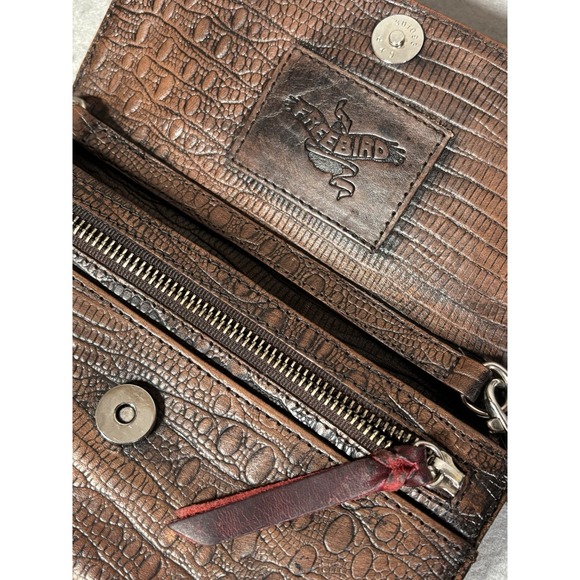 RARE Freebird By StevenLola Leather Handbag Crossbody Bag Moto Boho Festival EUC - Picture 3 of 13